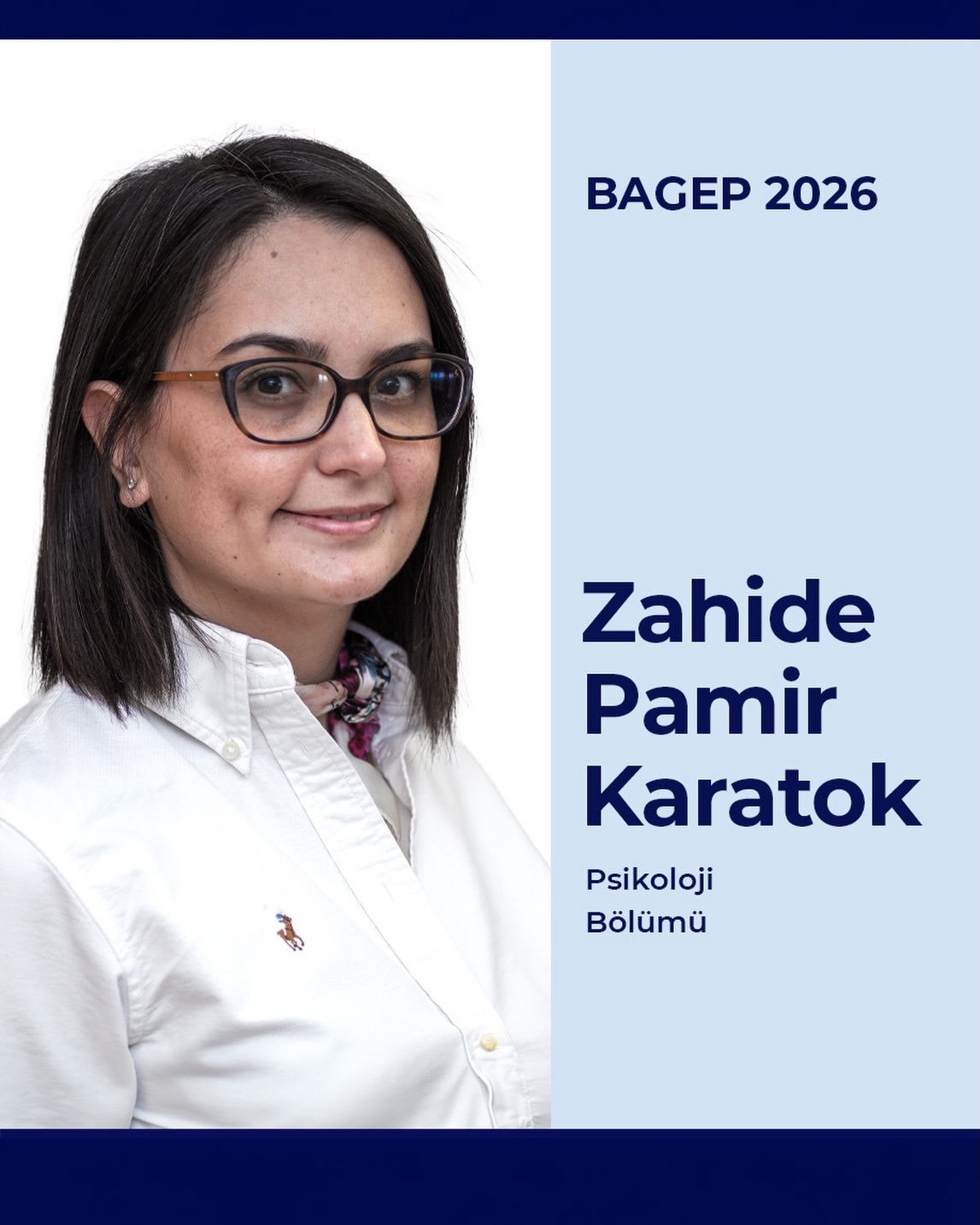 Zahide Pamir Karatok
İktisadi, İdari ve Sosyal Bilimler Fakültesi, Psikoloji Bölümü öğretim üyelerinden Dr. Öğr. Üyesi Zahide Pamir Karatok, Bilim Akademisi Genç Bilim İnsanları Ödül Programı BAGEP 2026 ödülüne layık görülmüştür.

#research #araştırma #bilkent #bilkentuniversity #bilkentüniversitesi 

Asst. Prof. Zahide Pamir Karatok a faculty member in the Department of Psychology at the Faculty of Economics, Administrative and Social Sciences, has been awarded the Distinguished Young Scientist (BAGEP) awards for 2026.
