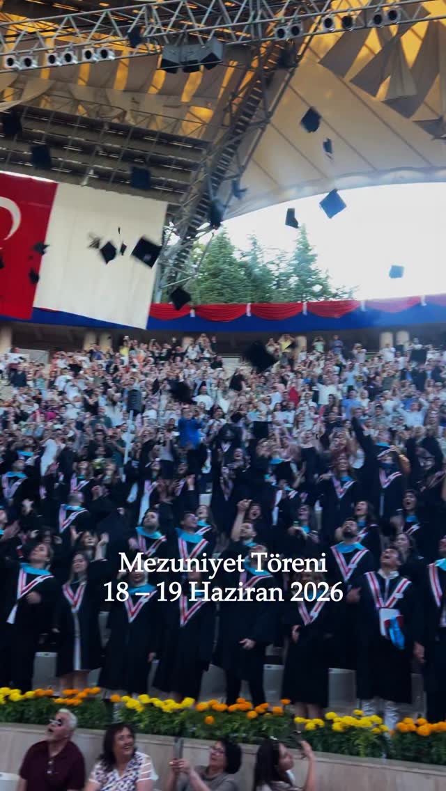 Bu unutulmaz anın parçası olmak için 18-19 Haziran 2026 tarihlerinde (Perşembe ve Cuma), dört seansta gerçekleşecek törenlerimize mezunlarımızı ve değerli ailelerini bekliyoruz.

#bilkent #bilkentuniversity #bilkentüniversitesi #bilkent26 #mezunlarımızlagururduyuyoruz

We look forward to welcoming our graduates and their distinguished families to our ceremonies, which will take place in four sessions on June 18–19, 2026 (Thursday and Friday), to be part of this unforgettable moment.

18 Haziran 2026, 10:30	
ECON – IR – POLS – PSYC – CTIS – THM – HIST – EDEB – NSC

18 Haziran 2026, 17:30	
MAN – ARCH – COMD – FA – GRA – IAED – LAUD – MUS – THEA – CI – TEFL

19 Haziran 2026, 10:30	
CS – EE – AMER – ELIT – HART – PHIL – TRIN – MSN

19 Haziran 2026, 17:30	
LAW – IE – ME – CHEM – MATH – MBG – PHYS

🎥 credit: @alexandra.khashba