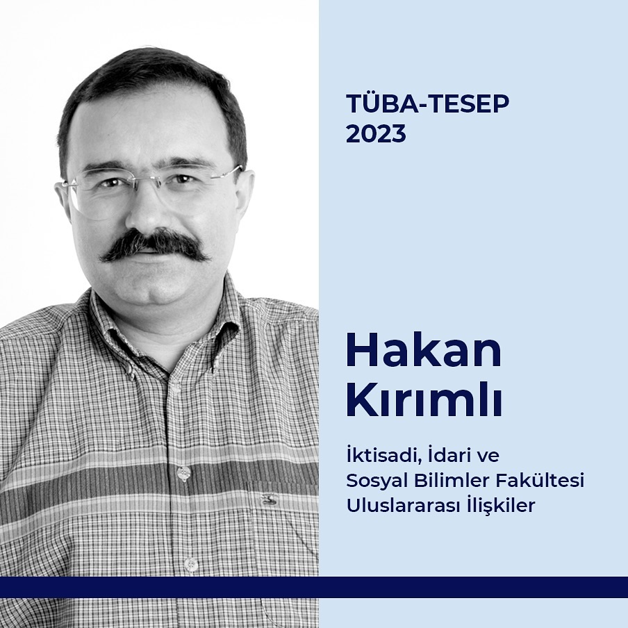 Uluslararası İlişkiler Bölümü’nden Doç. Dr. Hakan Kırımlı, Türkiye Bilimler Akademisi’nin 2023 yılı TÜBA-TESEP Ödülleri kapsamında Sosyal Bilimler Halil İnalcık Özel Ödülü’ne layık görülmüştür.
#bilkent #bilkentüniversitesi #bilkentuniversity #bilim #science #tüba #research #araştırma